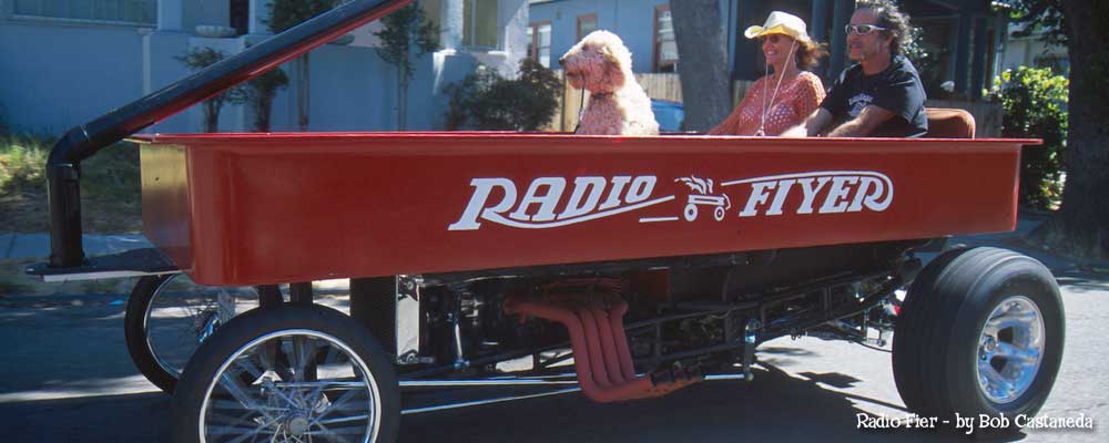 Radio Flyer by Bob Castaneda- ArtCar Fest